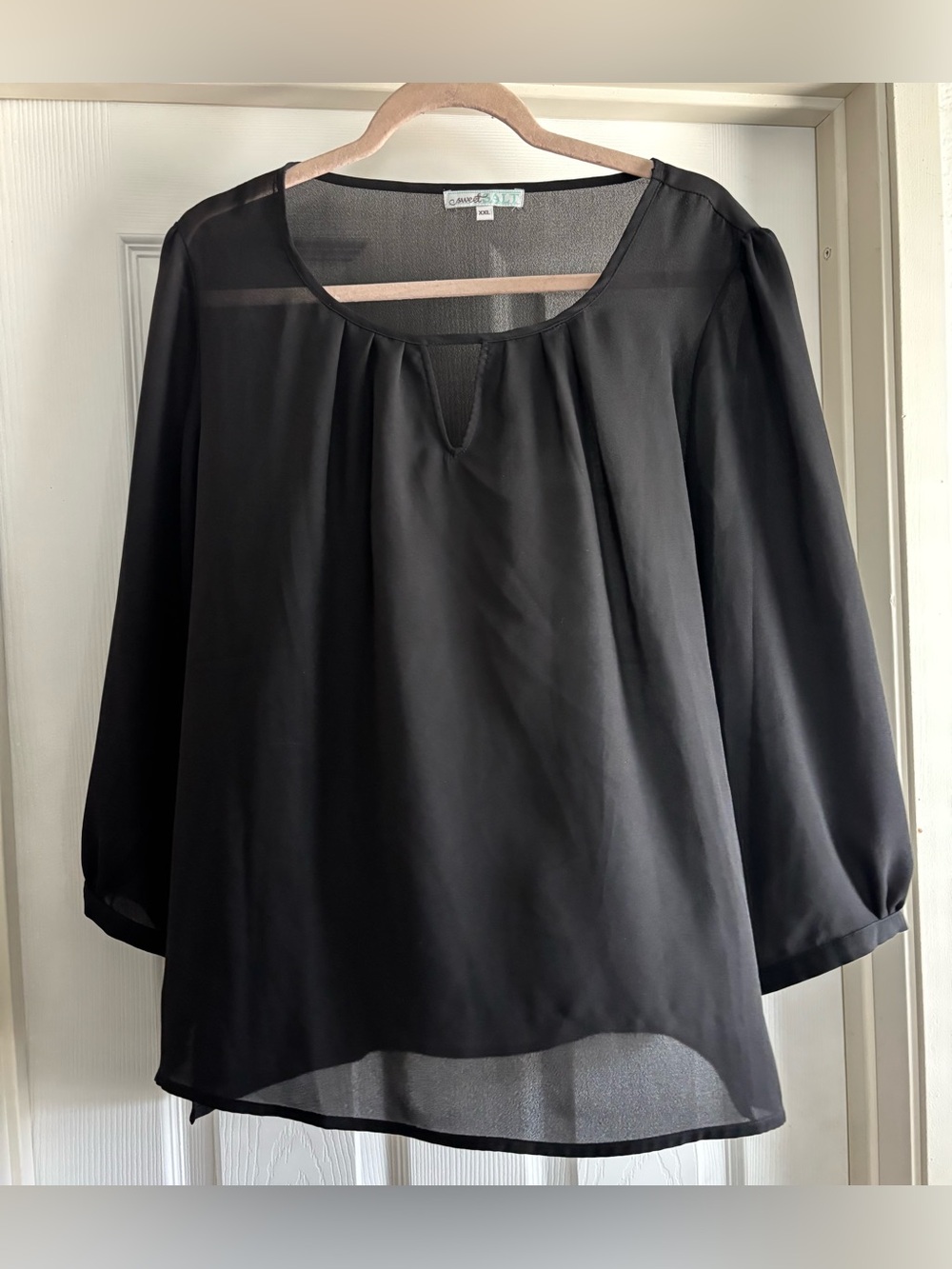 Sweet salt black women’s blouse